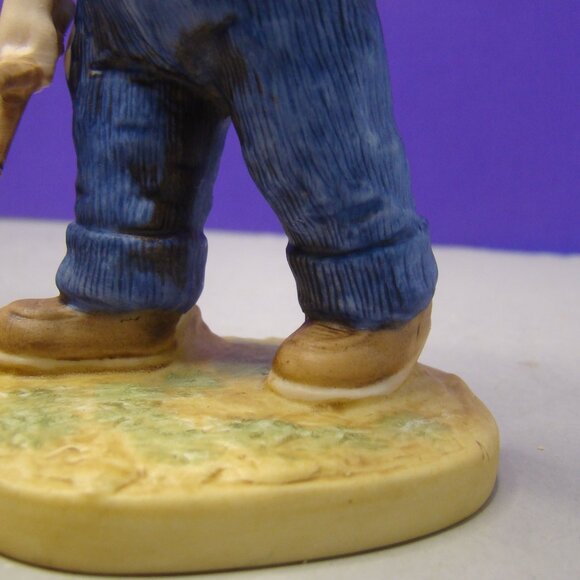 Homco Denim Days School Days Figurine #1513 Kids Boy Girl Americana Vintage tag - Picture 16 of 16